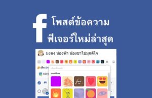 โพสต์ข้อความ บนเฟสบุ๊ค (Facebook)