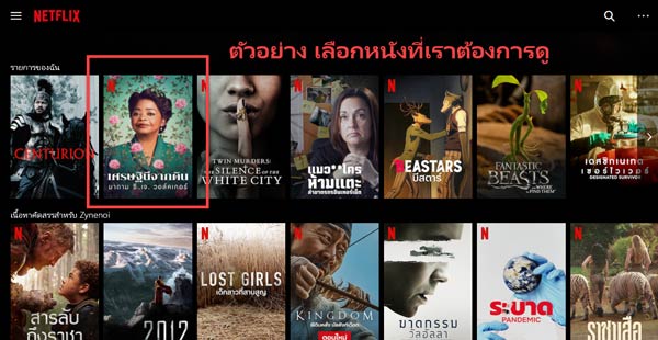 ซับไทย ดูหนัง เปลี่ยนภาษา Netflix ทำอย่างไร