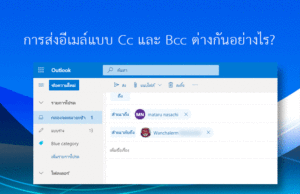 cc และ bcc ต่างกันอย่างไร